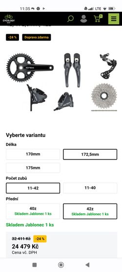 Sady Shimano - 3. strana - více než 80 inzerátů | Cyklobazar.cz