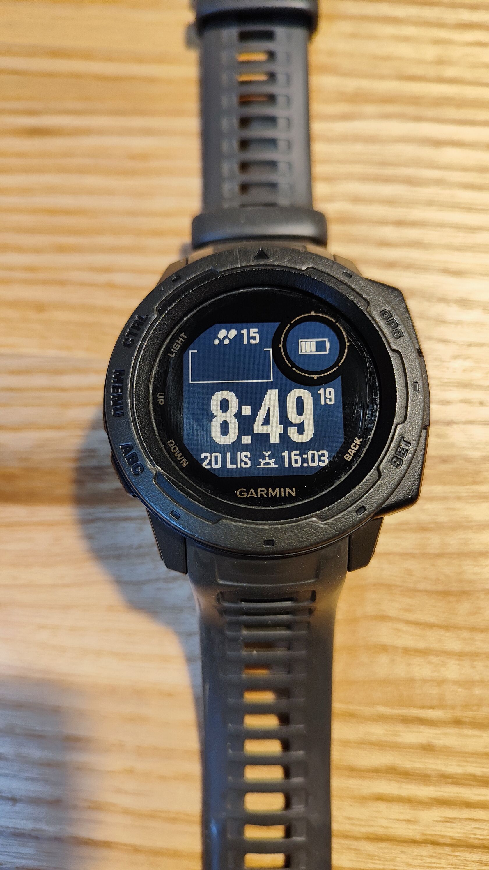 Garmin Instinct Graphite za 1 200 Kč | Cyklobazar.cz