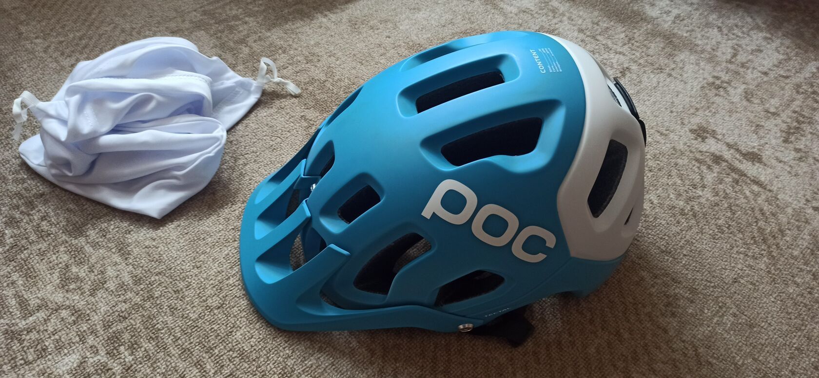 Helma POC Tectal race spin basalt blue/ hydrogen white matt XL-XXL