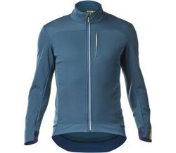 Zimní cyklistická bunda Mavic Essential Softshell Jacket - majolica blue