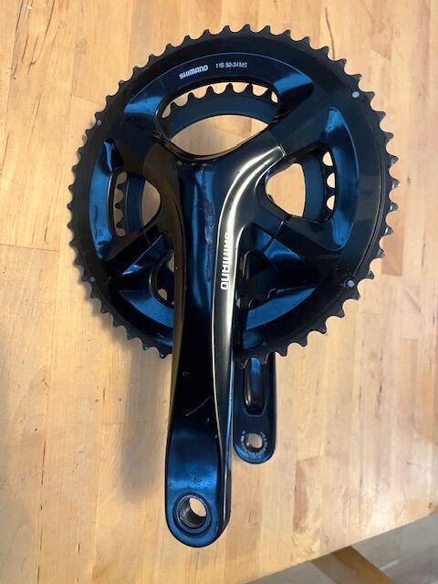 Kliky Shimano FC-RS510, 172.5mm, 34/50T compact, černé