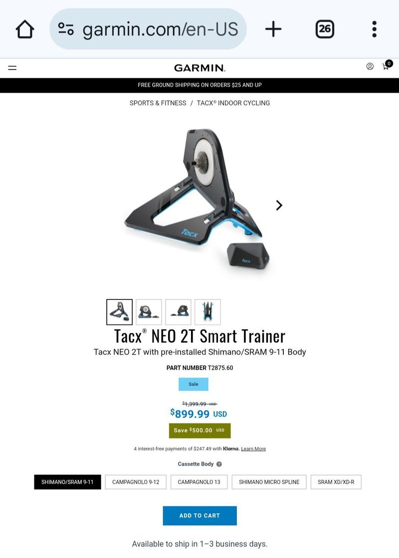 Tacx Flux 2 / Tacx neo 2T