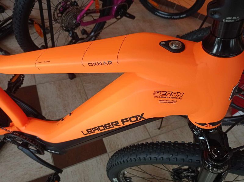 eMTB Leader Fox Oxnar, motor PANASONIC, 720Wh baterie