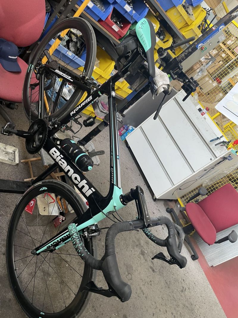 Bianchi Aria 105 s wattmetrem