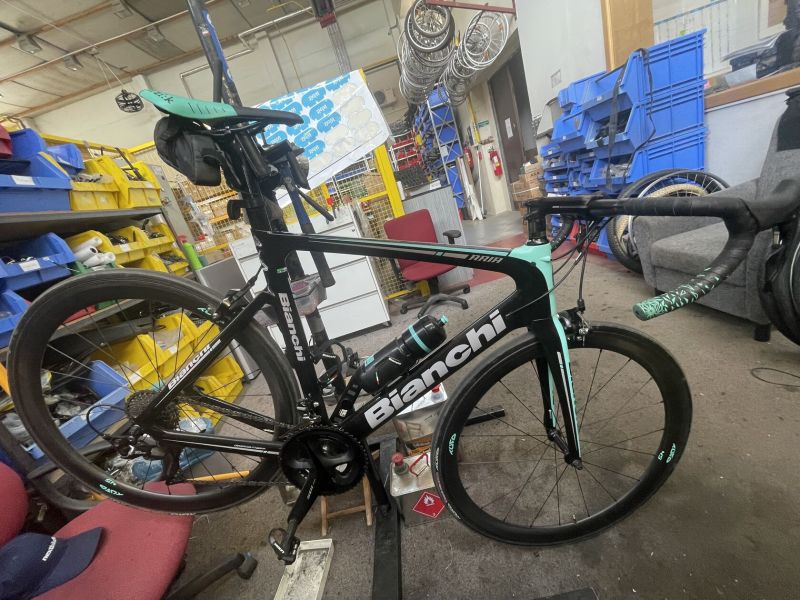 Bianchi Aria 105 s wattmetrem