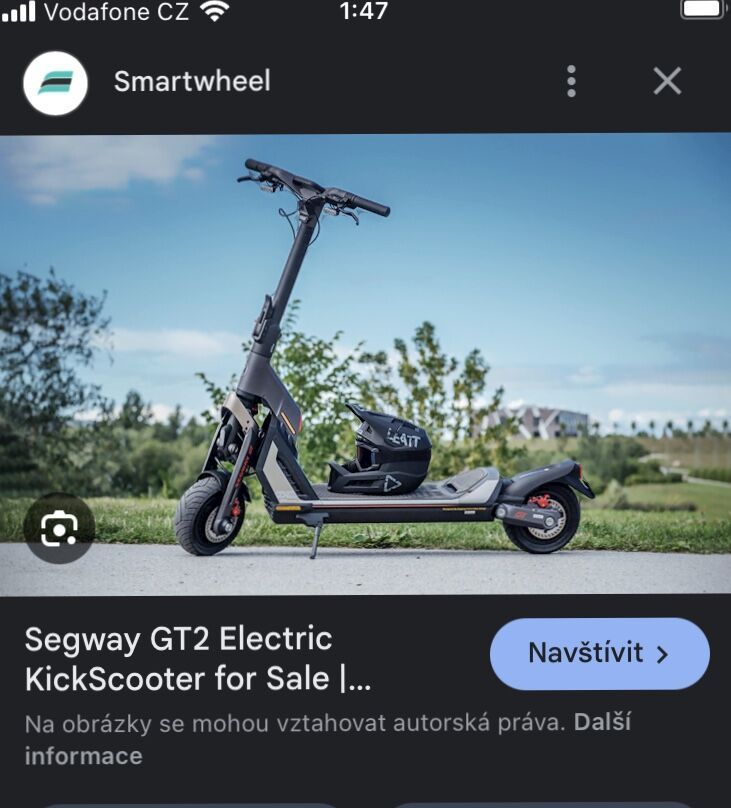 Elektrokolobezka Segway gt2