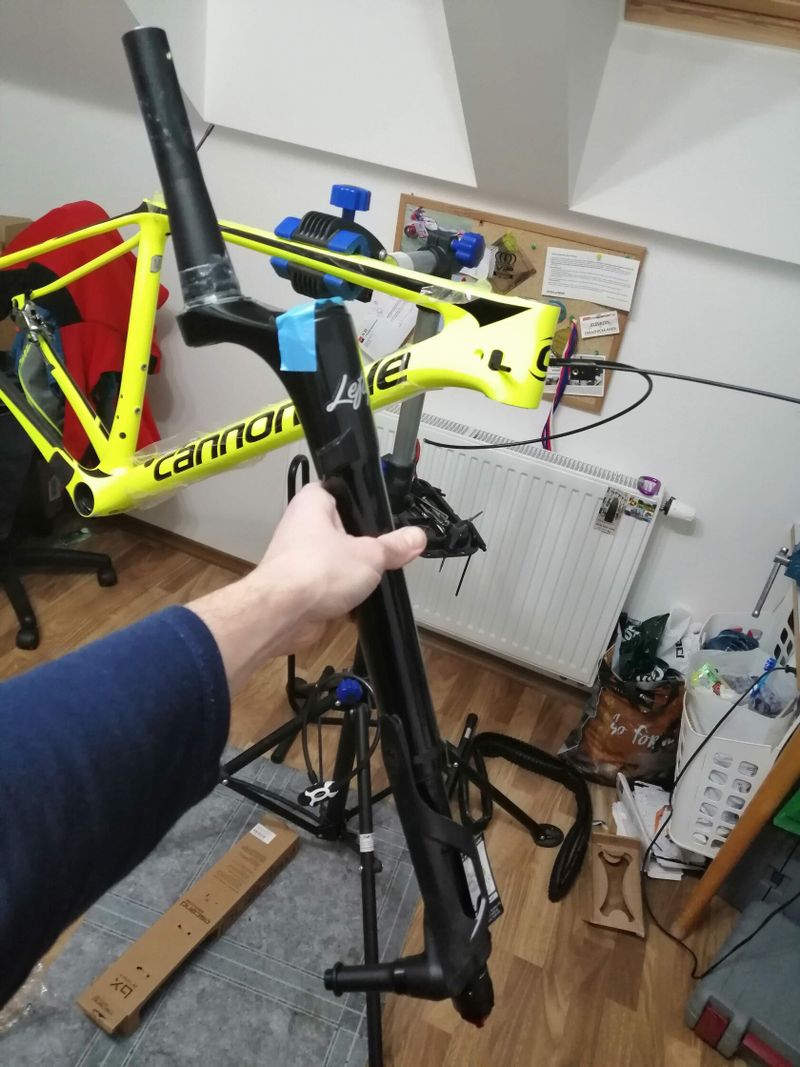 Cannondale F-Si + Lefty Ocho (karbonový rámový set)