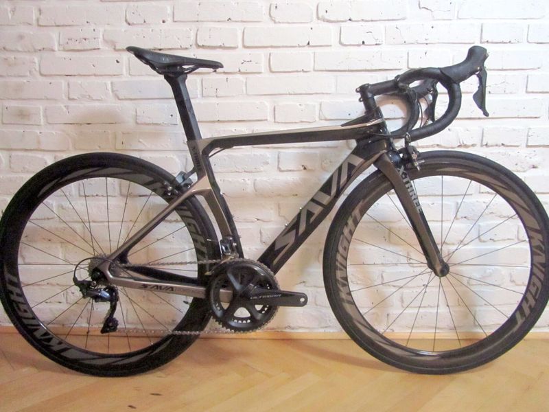 SAVA X-THREE na Shimano ULTEGRA 8000, 50 cm. Zánovní. PC 65.000Kč