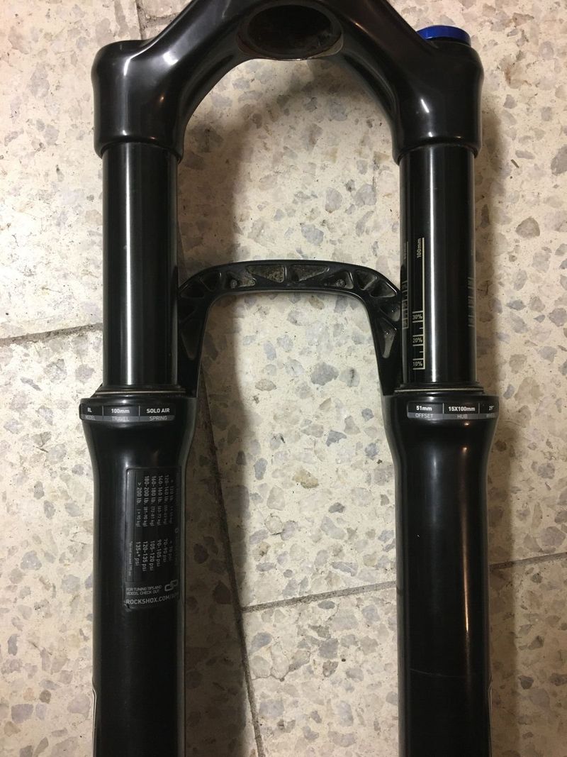 prodám vidlice Rock Shox Reba RL 100mm, 15x100mm