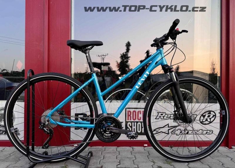 🔥🔥 SLEVA 5.000 Kč 🔥🔥 Kolo krosové LEVIT SIMUR 1 mid turquoise pearl - M Shimano Deore 