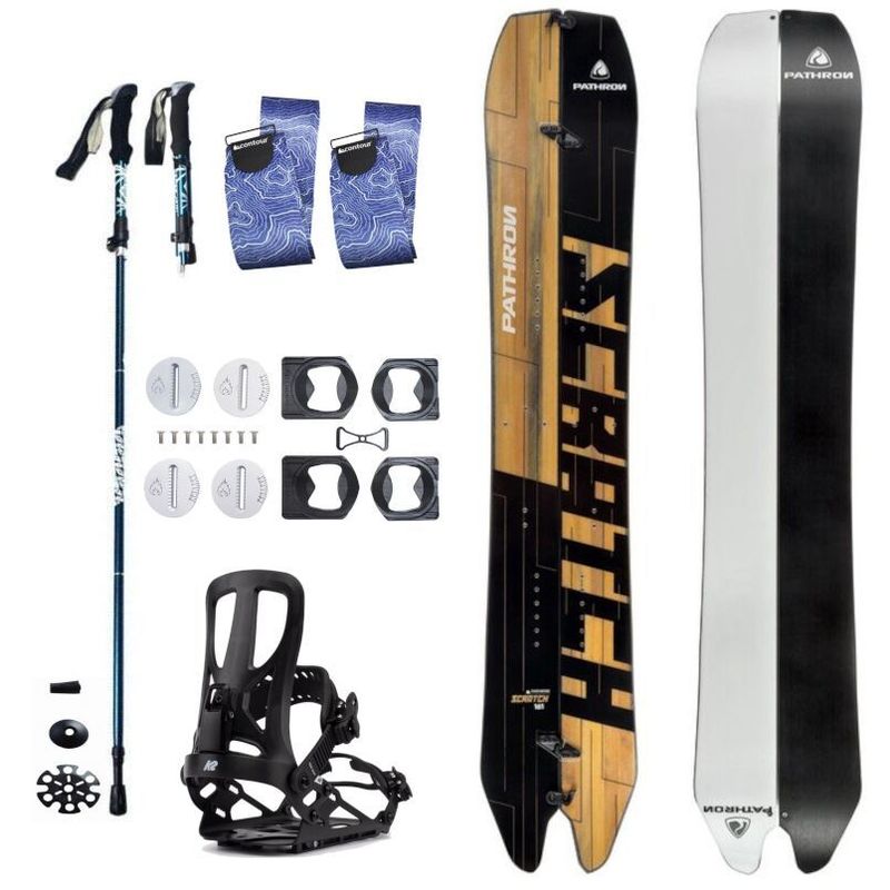 NOVÝ Splitboard set - prkno + pásy + vázání + hole