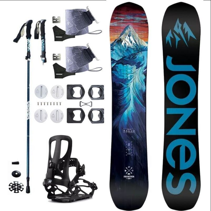 NOVÝ Splitboard set - prkno + pásy + vázání + hole