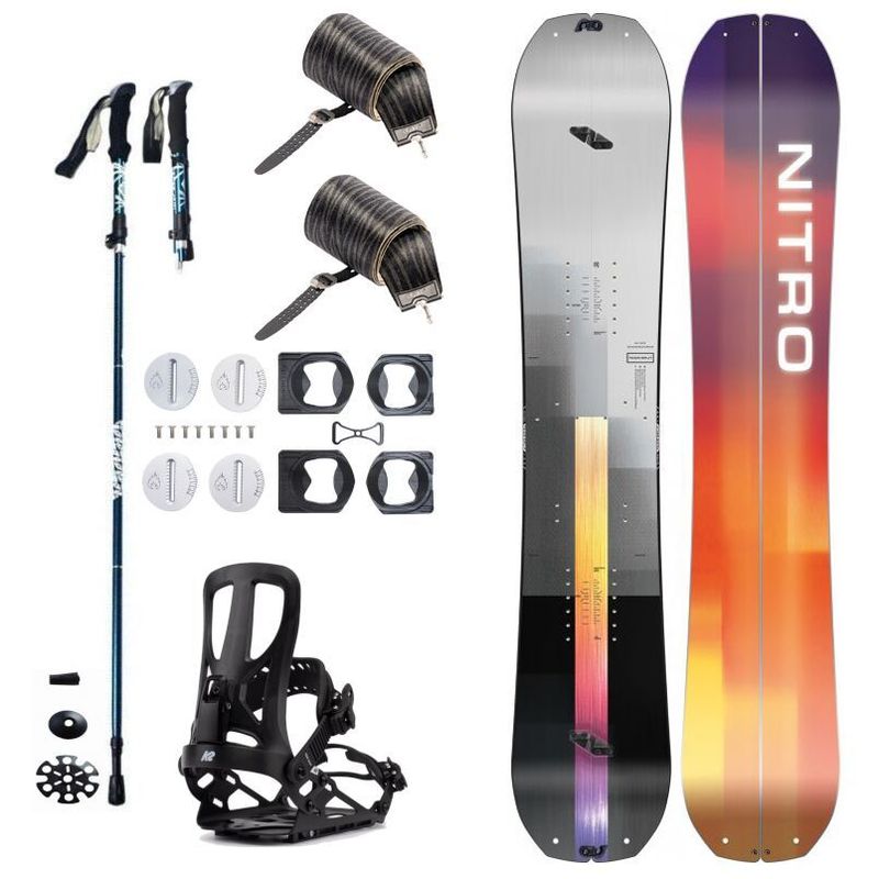 NOVÝ Splitboard set - prkno + pásy + vázání + hole