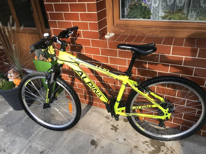 2x Dětské MTB ALPINA NEON LIME