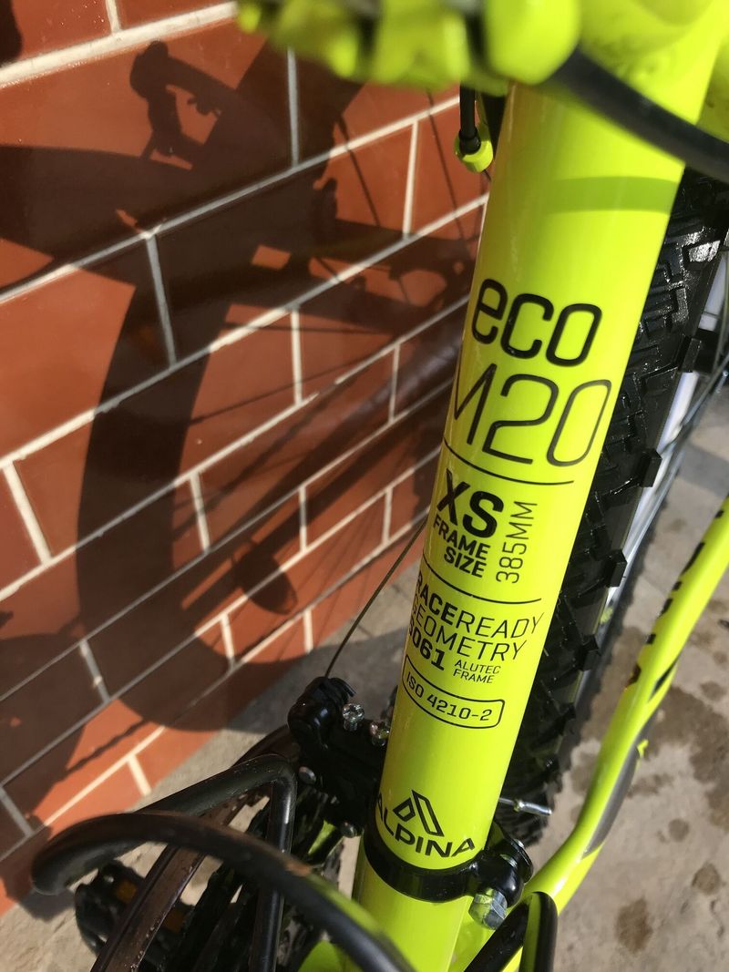 2x Dětské MTB ALPINA NEON LIME