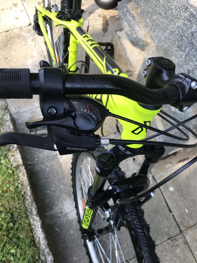 2x Dětské MTB ALPINA NEON LIME