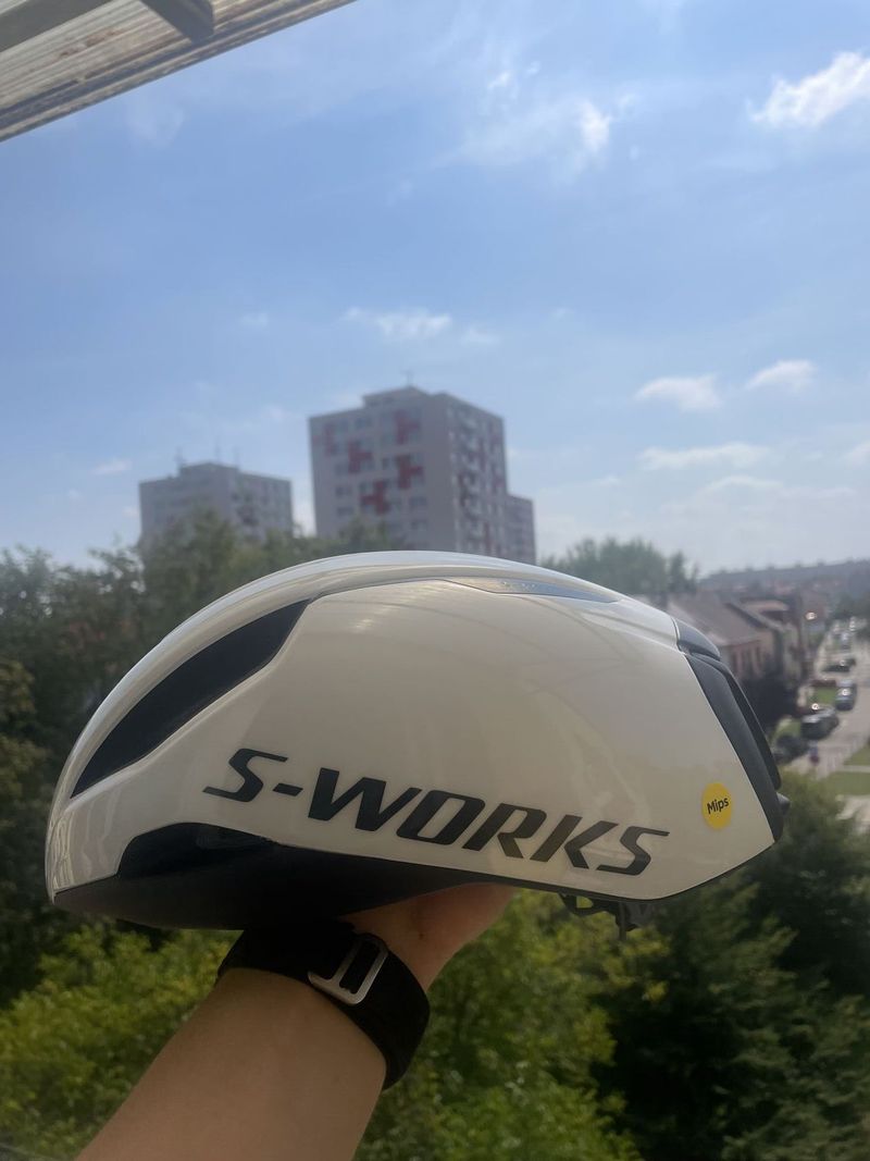 Přilba SPECIALIZED S-Works Evade 3 White/Black