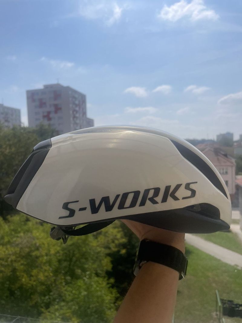 Přilba SPECIALIZED S-Works Evade 3 White/Black