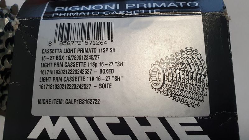  MICHE kazeta 11s Shimano 16-27z Light Primato