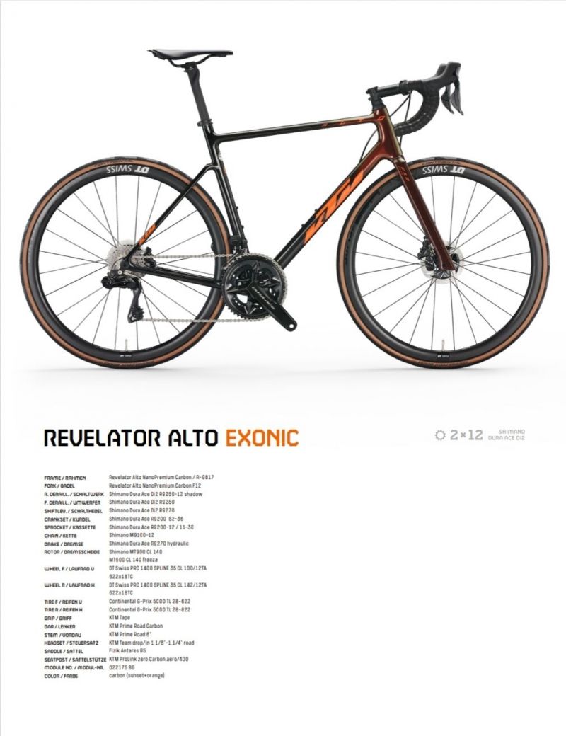 Prodám silniční rám KTM Revelator Alto Exonic 