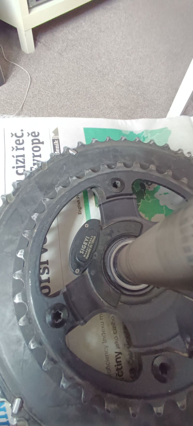 Wattmetr duál, kliky Shimano Ultegra 52/26 175 mm