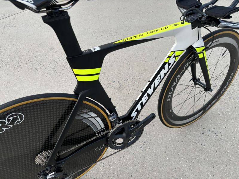 STEVENS SUPER TROFEO - exkluzivní speciál proti času - Shimano di2 2x11 - karbonový disk - vel. 53