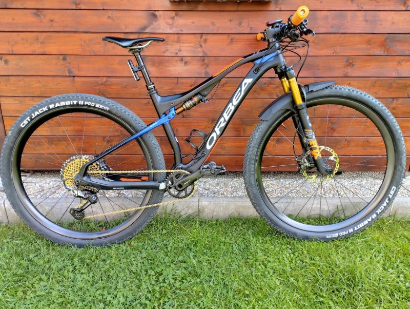 ORBEA OIZ M10 - karbonová kola EIE,podvozek FOX kashima coat