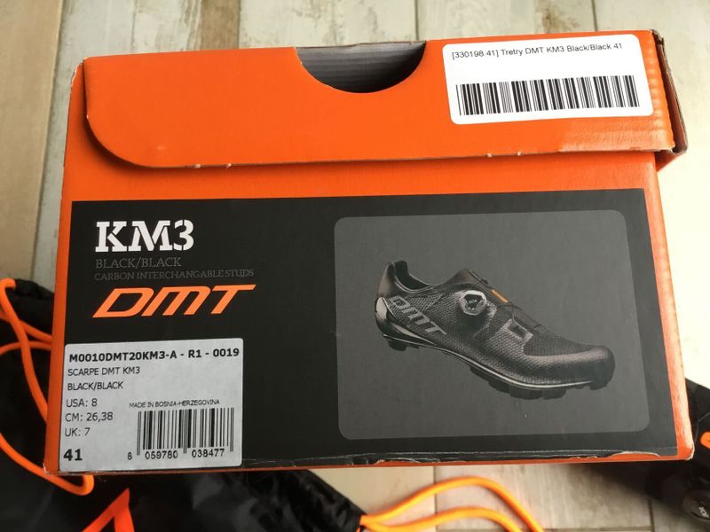 MTB tretry DMT KM3 karbon vel. 41