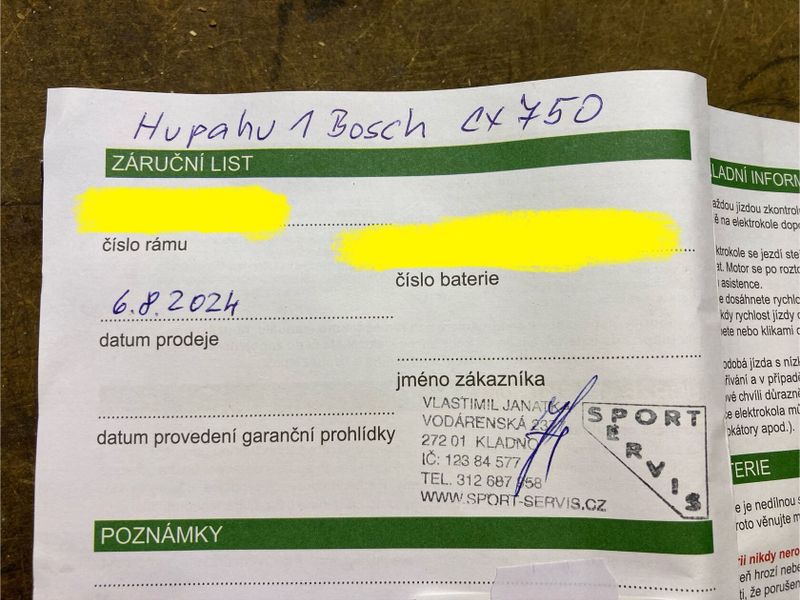 Prodám elektrokolo APACHE Hupahu 1 Bosch CX 750 Wh - M