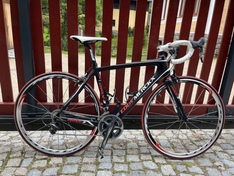 SLEVA Eddy Merckx EMX-3, karbon, durace - stav noveho kola, SLEVA