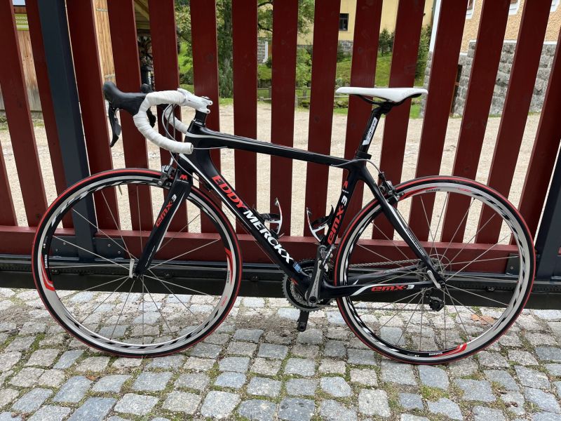 SLEVA Eddy Merckx EMX-3, karbon, durace - stav noveho kola, SLEVA