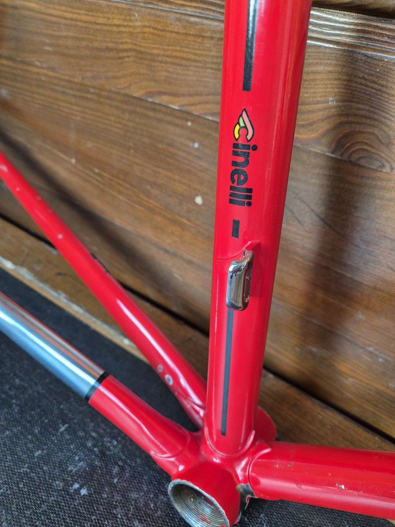 Rámová sada Cinelli Super Corsa Ferrari red