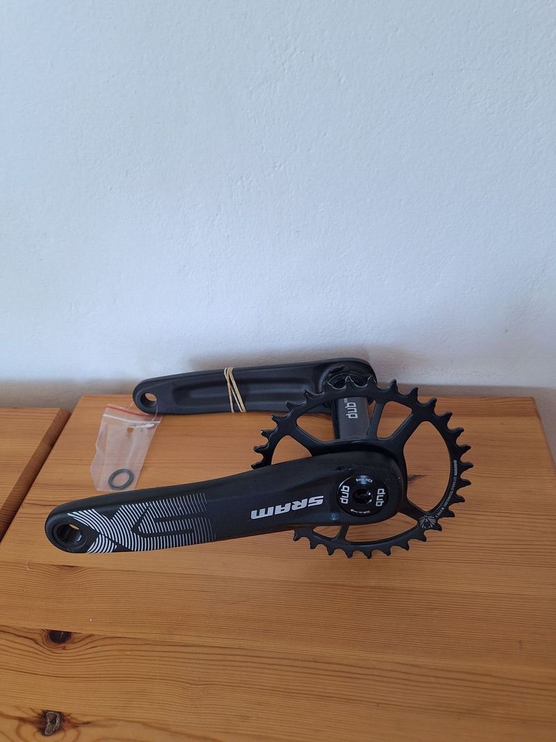 Nové kliky SRAM SX Eagle Boost Power Spline kliky, 1x12, 32T včetně převodníku a středového složení