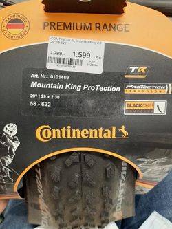 Plášť CONTINENTAL Mountain King ProTection TL-Ready 29x2.3