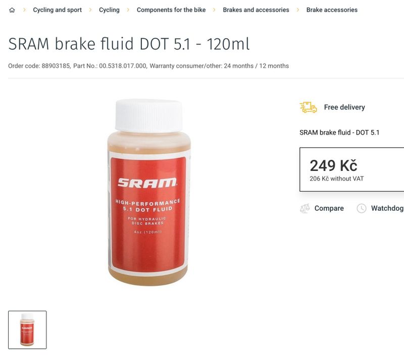 Nové brzdy Sram Level TLM + Matchmaker + kapalina