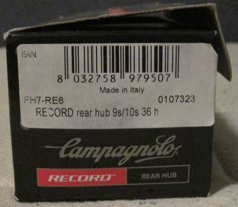 Campagnolo: zadni kolo, RU