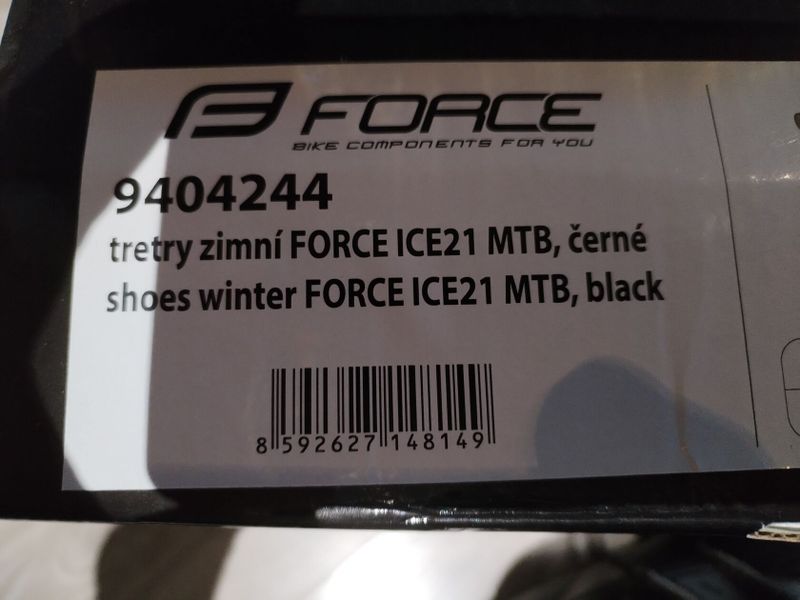 Prodám zimní tretry FORCE ICE21 MTB, černé