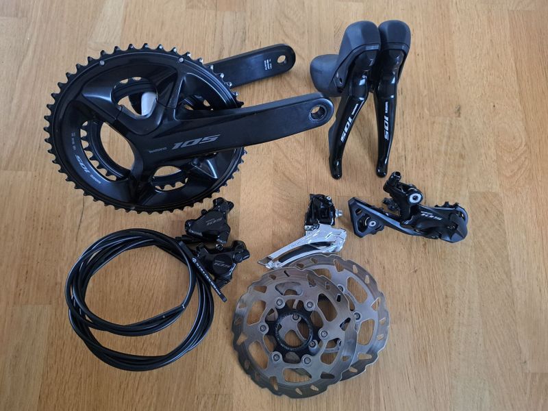 shimano 105 r7020 jako nová