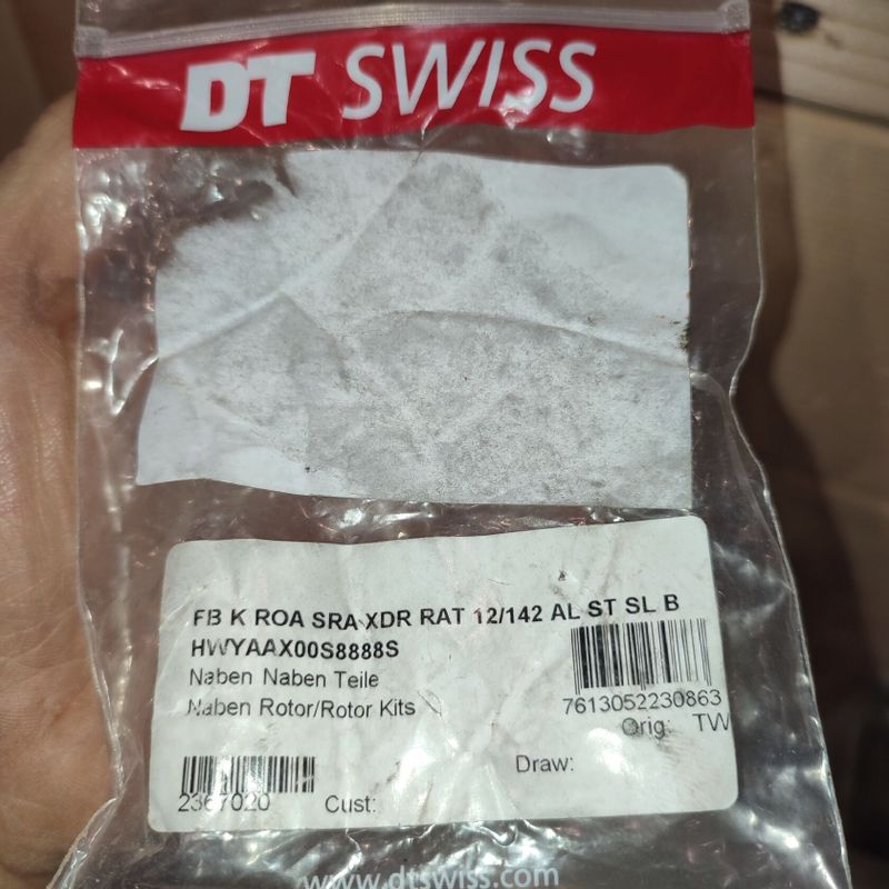 DT Swiss ořech Road kit SRAM xdr ratchet system pro 12×142mm