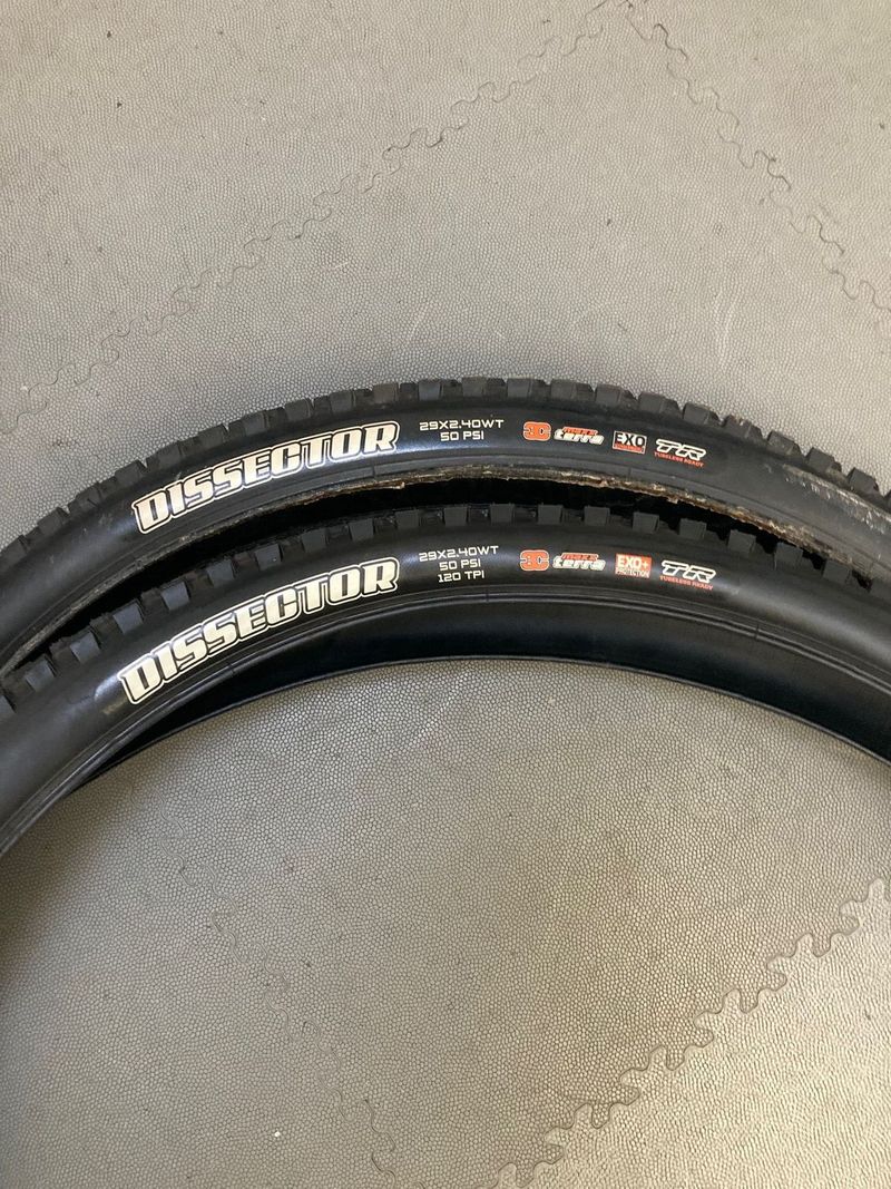 2x maxxis dissector 29x 2.4 3c maxx terra exo a exo+