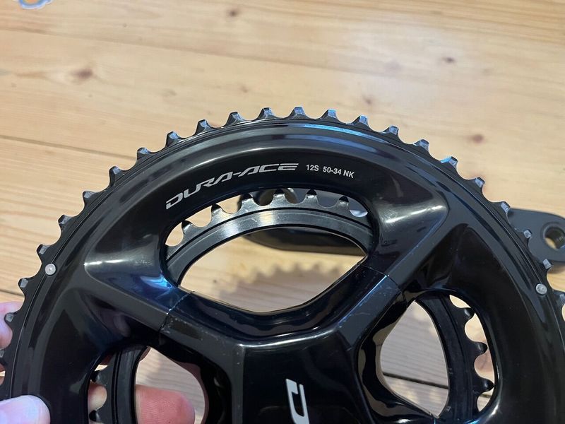 kliky Shimano Dura-Ace FC-R9200, 175mm, 34/50 zubů, max. 1000km