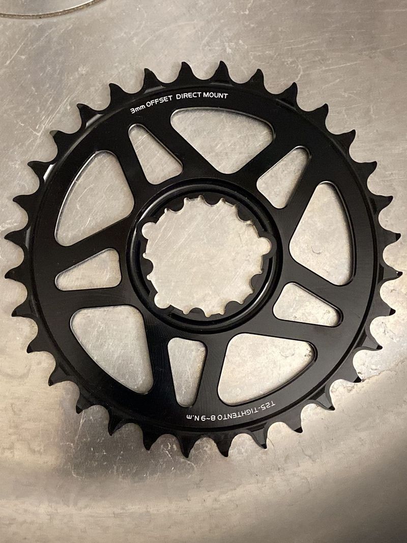 NOVÝ PŘEVODNÍK ZRACE 32z 3mm BOOST OFFSET PRO KLIKY SRAM, TRUVATIV, 68g.