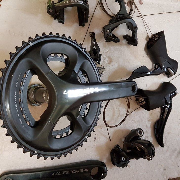 Predám sadu Shimano ultegra 6800 a ultegra disc 11 mechanicka