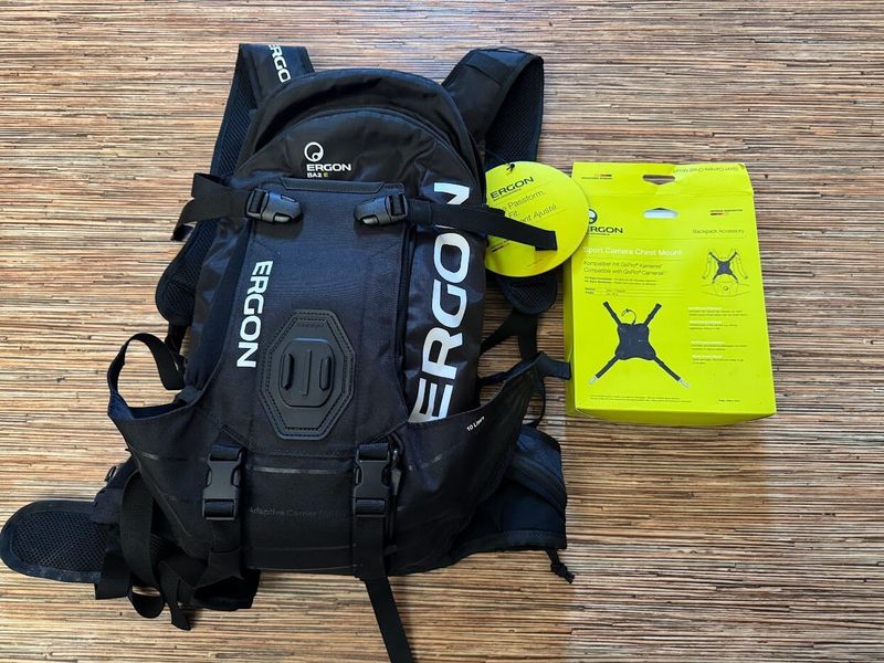 Batoh Ergon BA2 E Protect + přední držák na gopro