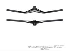 FSA ŘIDÍTKA MTB KFX SIC INTEGRATED ICR CARBON délka- 105MM a šířka 780MM