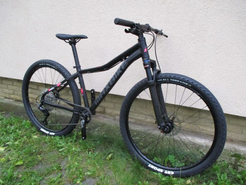 Nové 27,5" kolo na rámu Maxbike M507D 15", Deore 1x11, vzduch. vidlice Suntour XCR