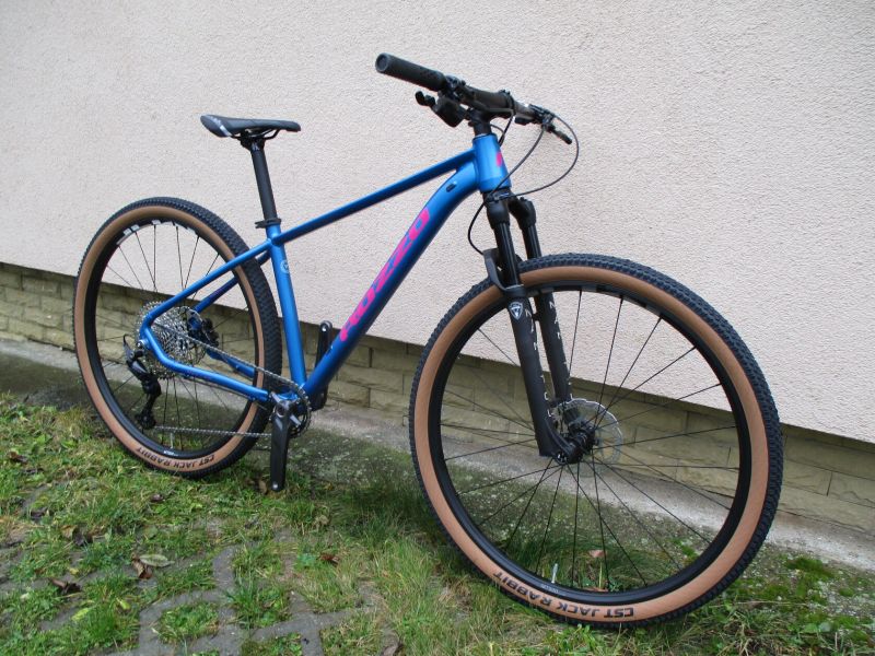 Nové 29" kolo ROZZO Grace, vzduchová vidlice Manitou Markhor, osazení Shimano Deore1x12, pevné osy