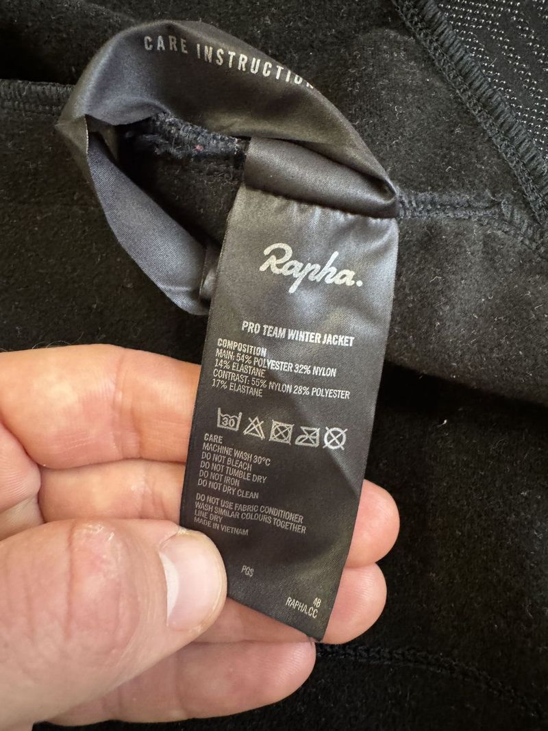 Rapha Pro Team Winter Jacket - black/white