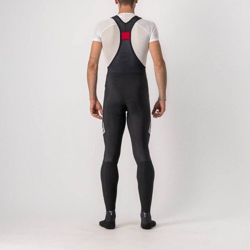 Castelli Velocissimo 5 Bib Tight Black/Silver Reflex kalhoty