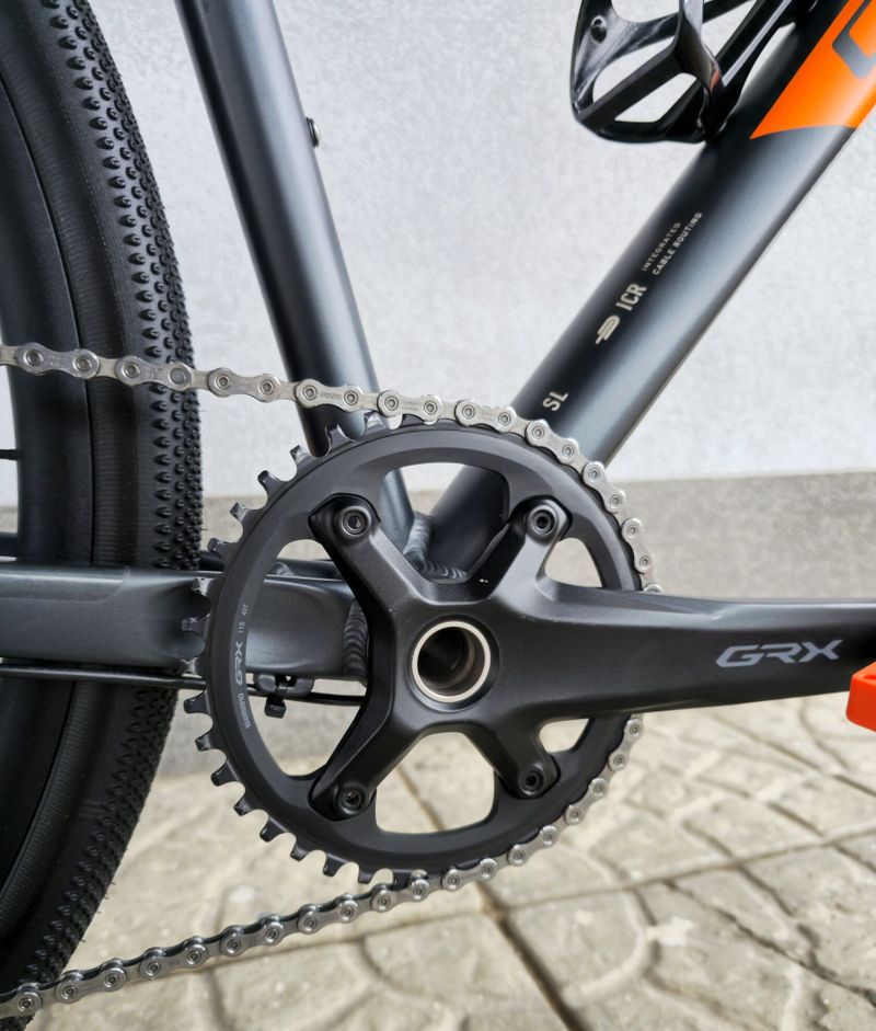 Gravel kolo CUBE NUROAD SL 2020 titanium orange